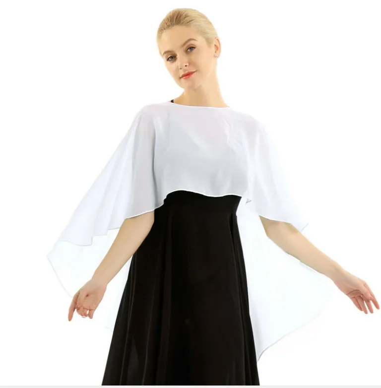 Elegant Chiffon Wedding Wrap for Women Evening Capes Bridal Jacket Accessories - Image 10