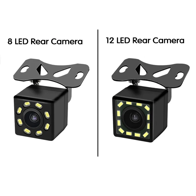 Rear Camera of Driving Recorder 140 Wide Angle Waterproof 4/8/12 Light HD Night Vision Parking Monitoring Rear Camera - Image 6