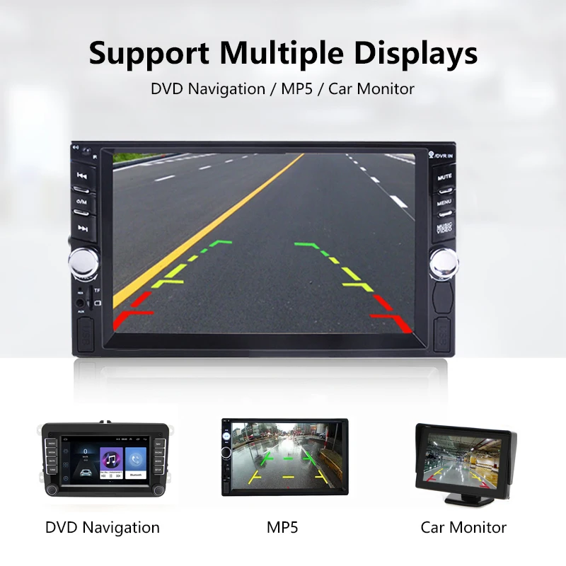 Rear Camera of Driving Recorder 140 Wide Angle Waterproof 4/8/12 Light HD Night Vision Parking Monitoring Rear Camera - Image 4