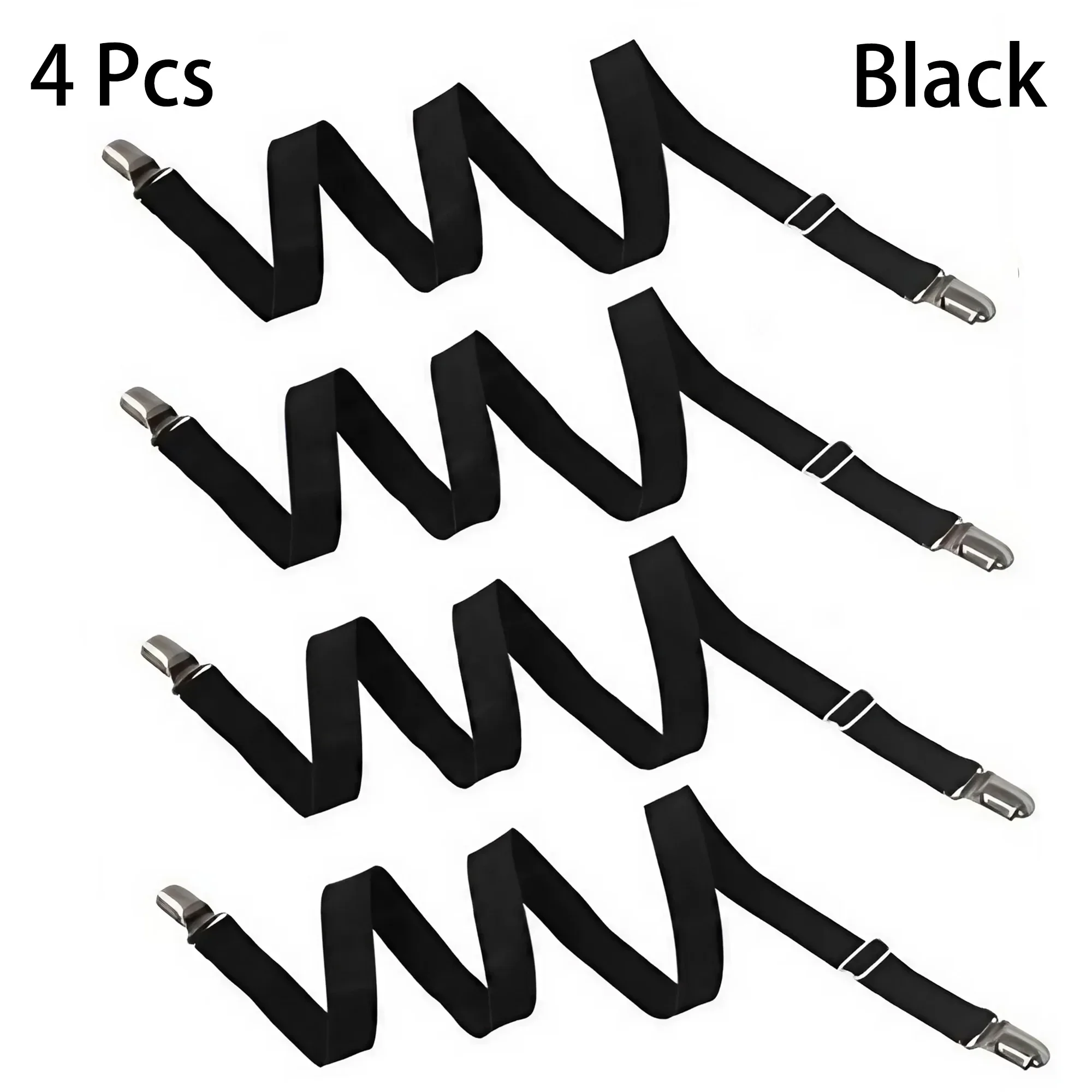 4PCS Double Clip Sheet Fasteners - Versatile Sheet Clips for Bed Sheets and Sofa Covers with Non-slip Adjustment - Image 10