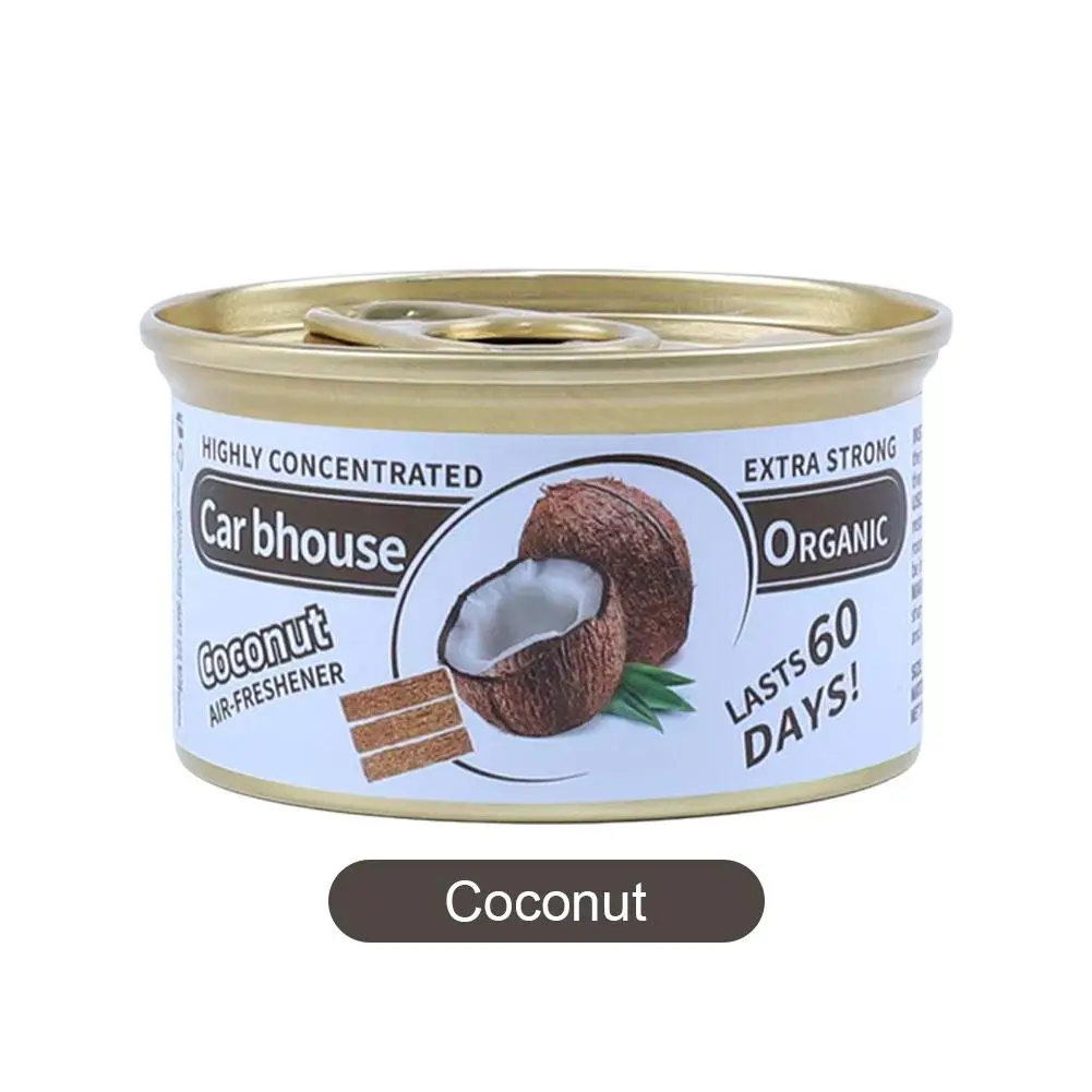 Car Flavoring Car Air Fresheners Perfume Canned Wood Blocks Coffee Flavor Long-Lasting Auto Aromatherapy Car Deodorant Supplies - Image 16