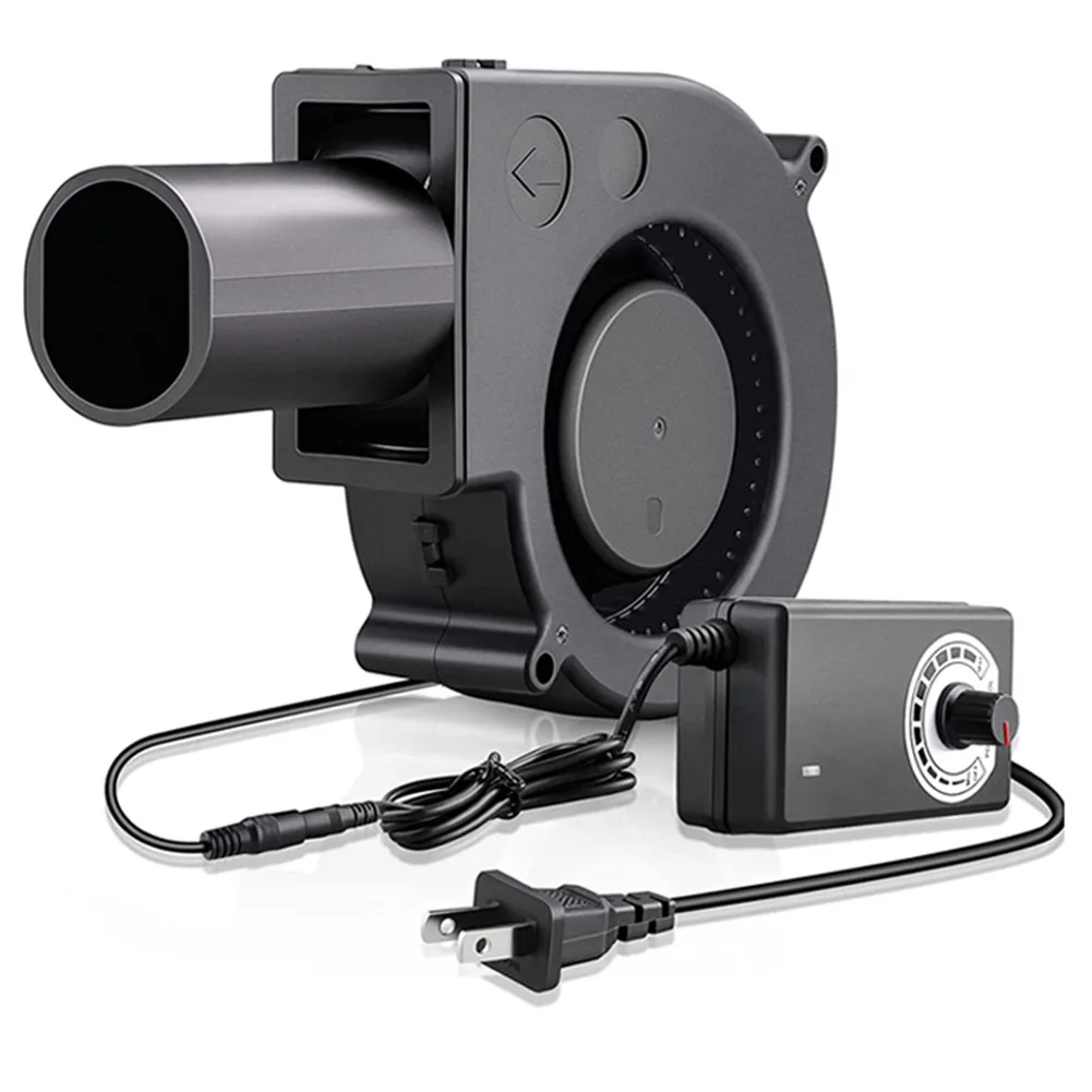 1pc BBQ Fan Adjustable Blower Fan For BBQ Heater Blower Air Blower Cooking Speed Controller Outdoor Portable Machine