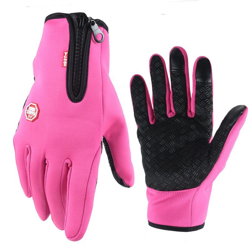 Hot Winter Gloves For Men Women Touchscreen Warm Outdoor Cycling Driving Motorcycle Cold Gloves Windproof Non-Slip Womens Gloves - Image 9