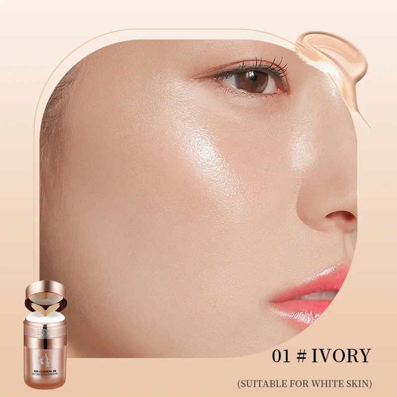 Air Cushion BB Cream Butterfly Powder Puff Moisturizing Foundation Concealer Whitening Oil-control Waterproof Makeup Cosmetics - Image 8