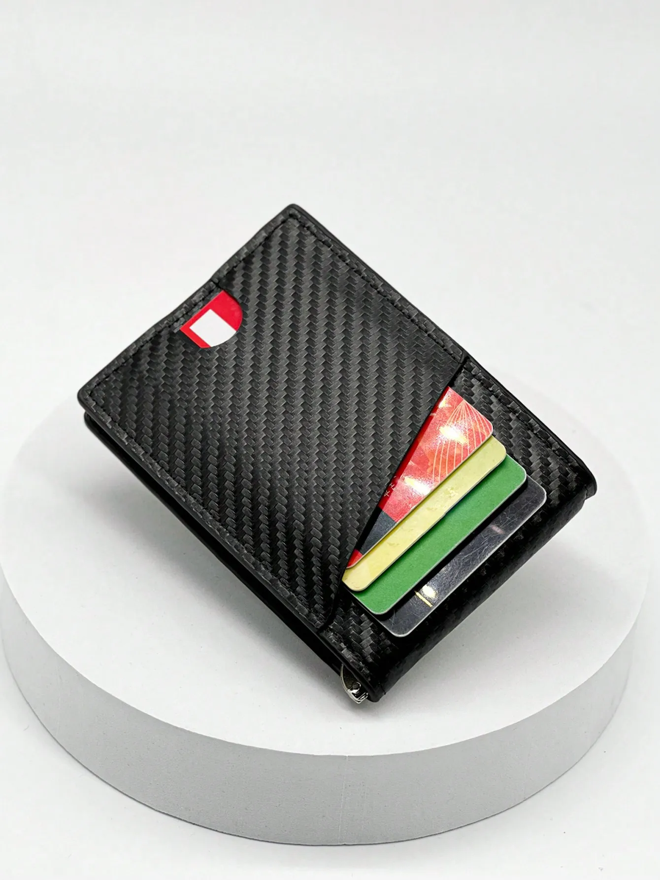 Rfid Carbon Fiber Men Wallets Man Card Holder Money Bag Slim Thin Mini Wallet Male Small Short Purse Black Walet Billfold Vallet - Image 5
