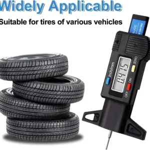 1PC Digital Depth Gauge Caliper Tread Depth Gauge LCD Tire Tread Gauge For Car Tire 0-25mm Measurer Tool Caliper Repair Tools