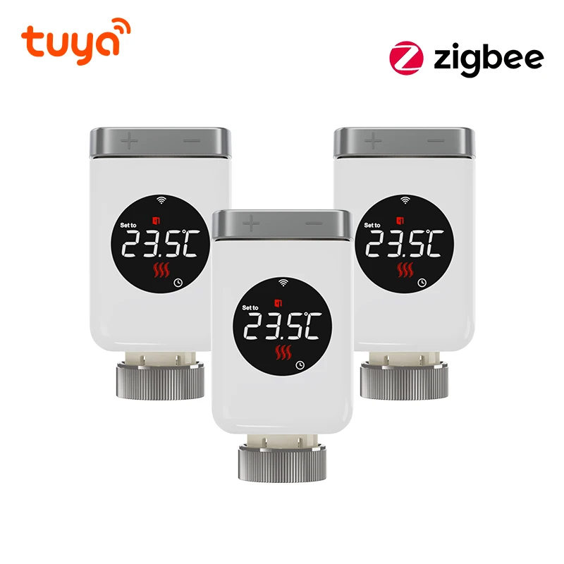 Tuya ZigBee Smart Home Thermostat Radiator Valve Actuator Smart TRV Thermostatic Valve Temperature Controller Alexa Google Home - Image 9