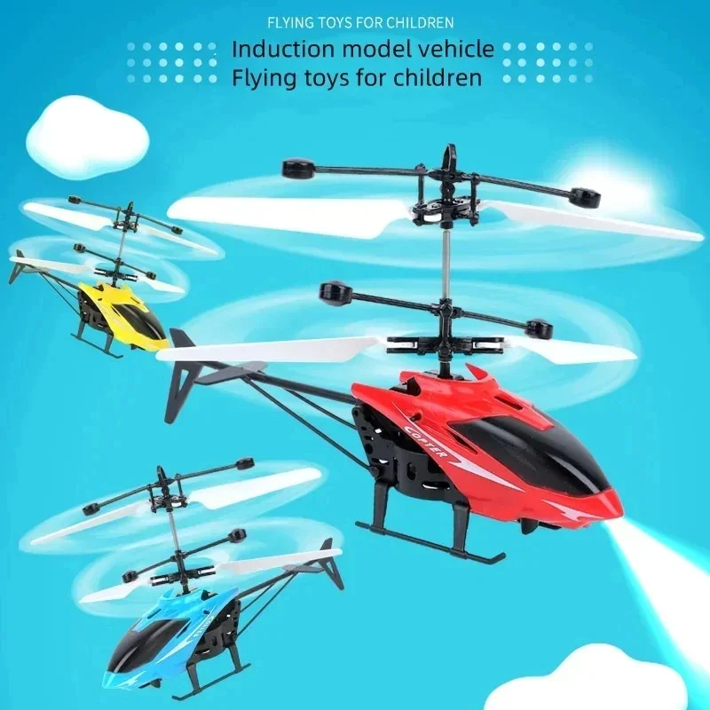 Rechargeable Mini RC Drone Remote Safe Fall-resistant RC Helicopters Drone Children Toys(No remote control battery) - Image 2