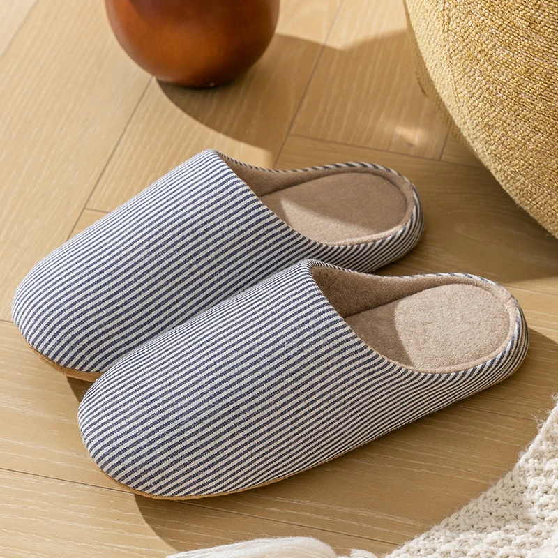 Unisex Home Slippers Soft Fur Slippers Warm Indoor Flat Slides Nonslip Couples Shoes Bedroom Light Slience Flats Autumn&Spring - Image 7