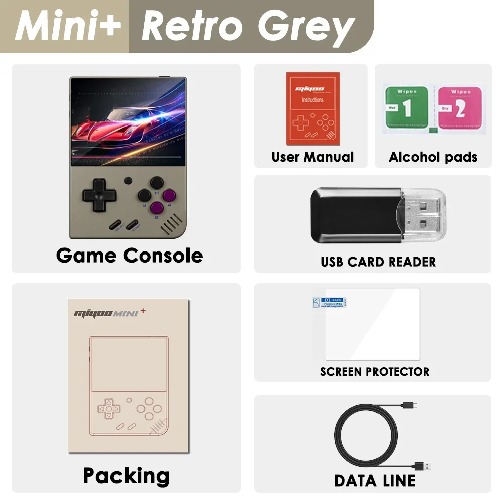 MIYOO Mini Plus Portable Retro Handheld Game Console V2 Mini+ IPS Screen Classic Video Game Console Linux System Children's Gift - Image 7