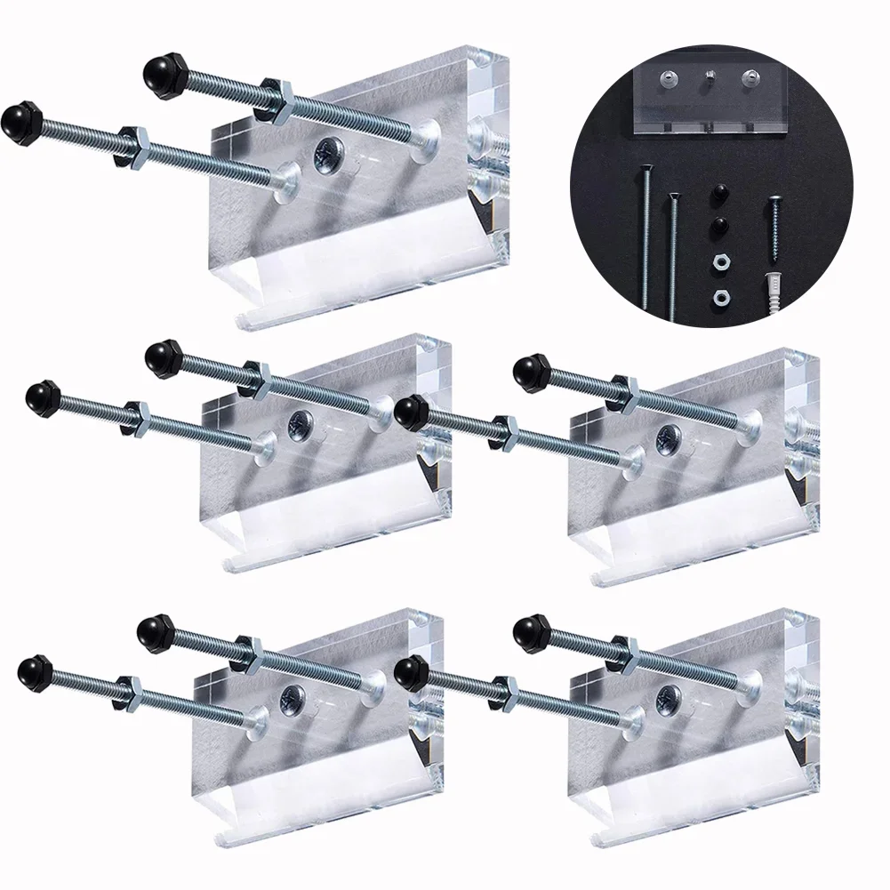 1-5pcs Skateboard Wall Mount Longboard Deck Hanger Display Stand Storage Holder Rack Indoor Floating Skateboard Storage - Image 2