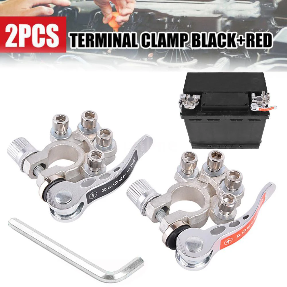 Car Cable Connector Car Battery Terminals Quick Disconnect Auto Cables Connectors Tractor Truck Terminal Car Auto Accessories - Image 2