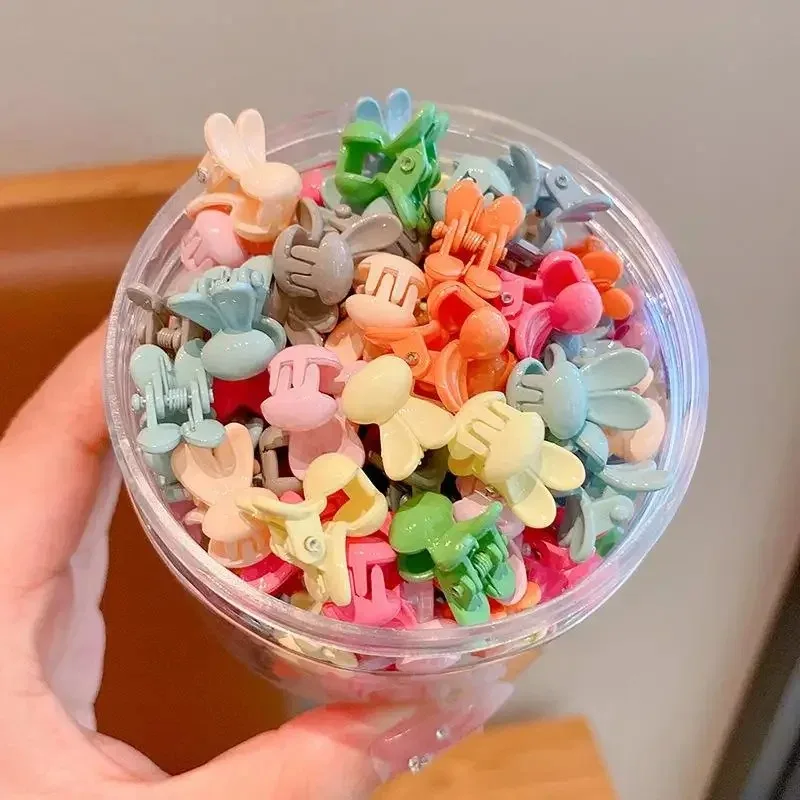 50pcs Minimalist Solid Hair Claw Mini Cute Banana Clip Cartoon Headwear Non Slip Hair Styling Accessories - Image 10