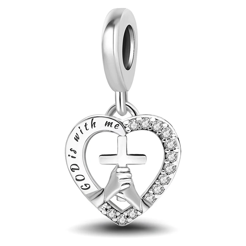 Fit Pan 925 Original Bracelets Love Heart Flower Four Leaf Clover Turtle 925 Silver Charms Beads DIY Birthday Jewelry Gift - Image 20