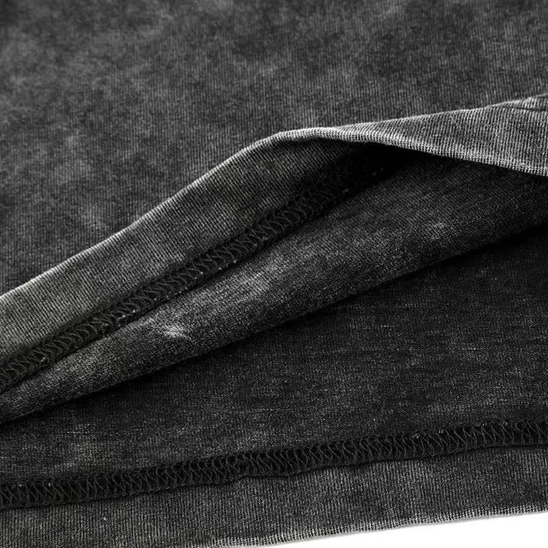 2025 Washed Vintage T-Shirts Street Hip Hop Retro Punk T Shirt women Harajuku Casual Cotton Short Sleeve Acid Wash TShirts tops - Image 5