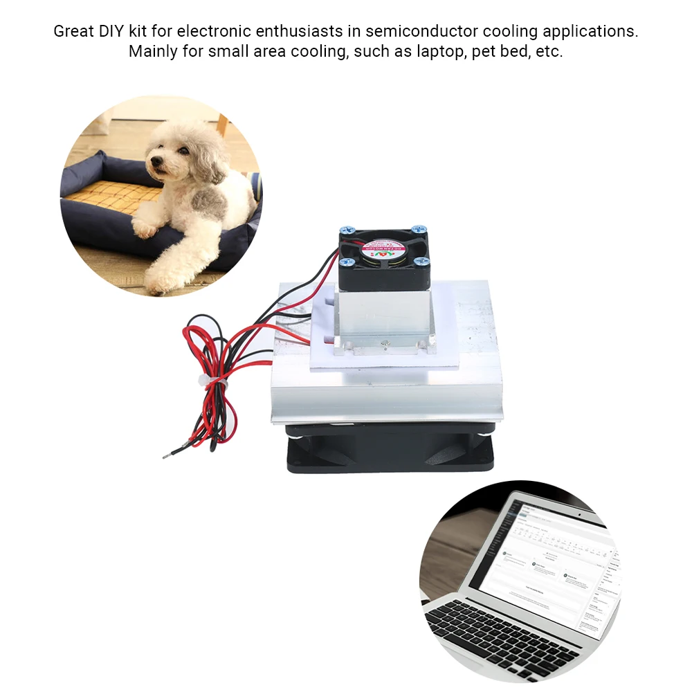 TEC Electron Semiconductor Refrigeration Cooler Cooling Plate DIY Radiator Local Cooling Small Space Cooling Device Kit - Image 3