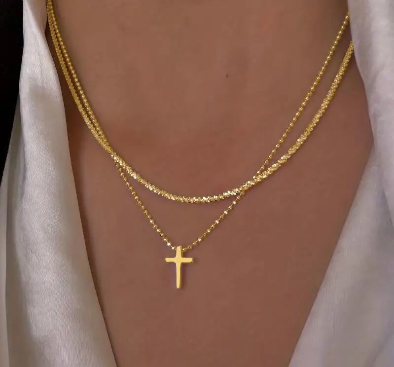 Silver Color Sparkling Necklace For Women Trendy Clavicle Chain Choker Girls Korean Wedding Party Jewelry Accessories - Image 10