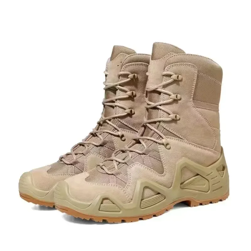 Mens Combat Tactical Boots WaterProof Outdoor Hiking Ankle Work Boots Climbing Botas Tacticas Militar Intervention Safety shoes - Image 13