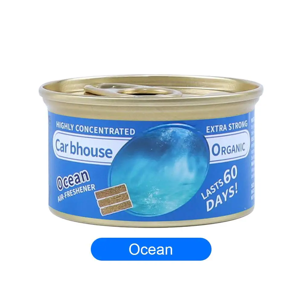 Car Flavoring Car Air Fresheners Perfume Canned Wood Blocks Coffee Flavor Long-Lasting Auto Aromatherapy Car Deodorant Supplies - Image 12