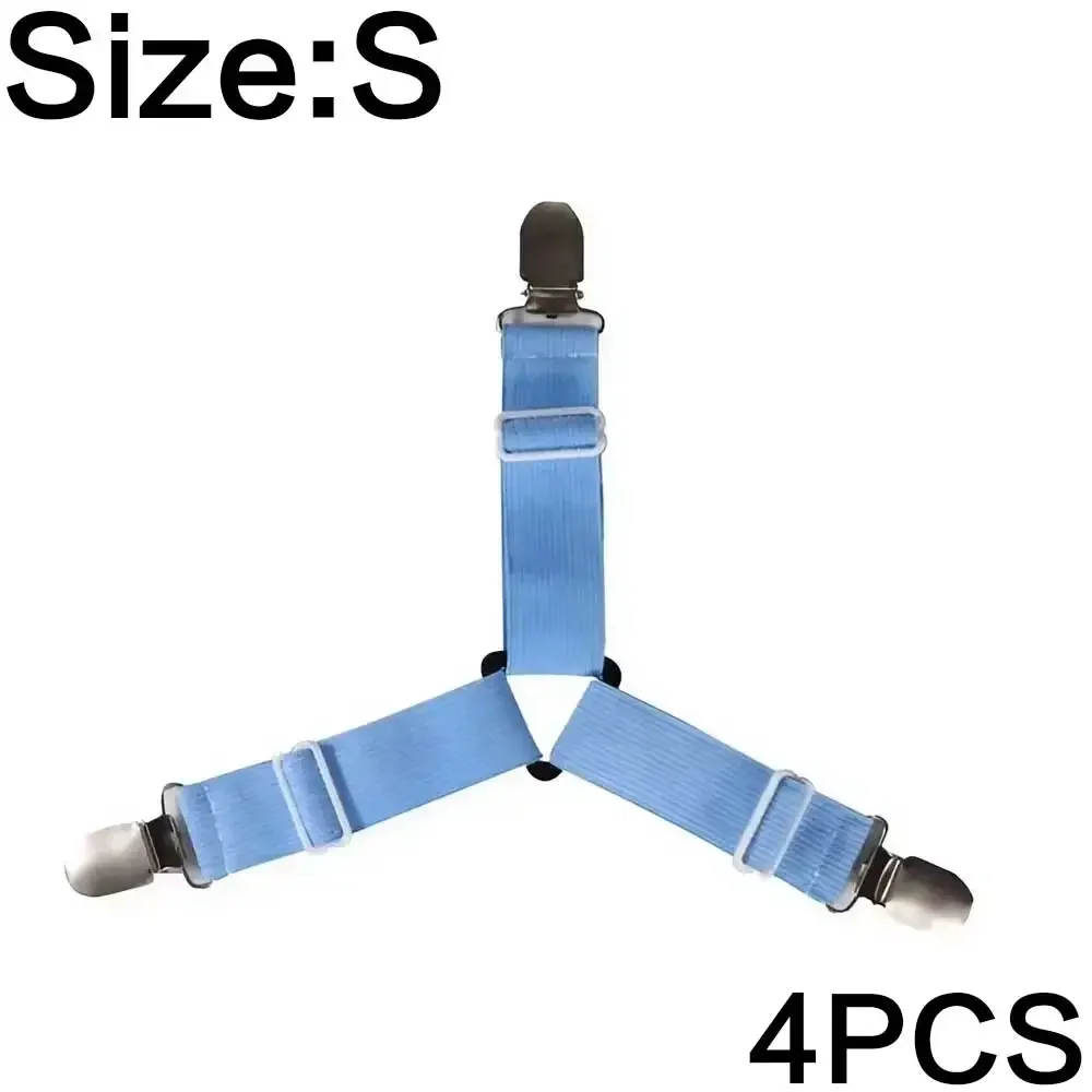 4PCS Double Clip Sheet Fasteners - Versatile Sheet Clips for Bed Sheets and Sofa Covers with Non-slip Adjustment - Image 8