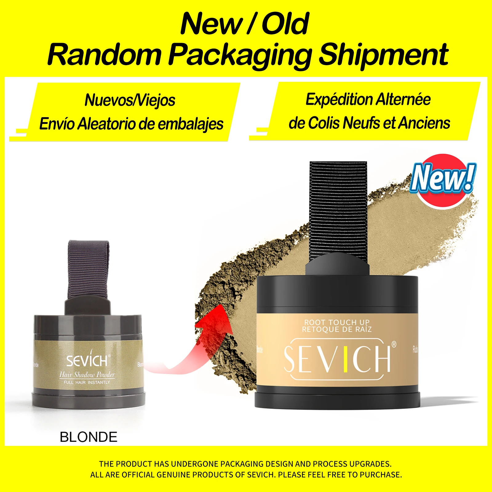 Sevich Hairline Powder 4g Hairline Shadow Powder Makeup Hair Concealer Natural Cover Unisex Hair Loss Product - Image 7