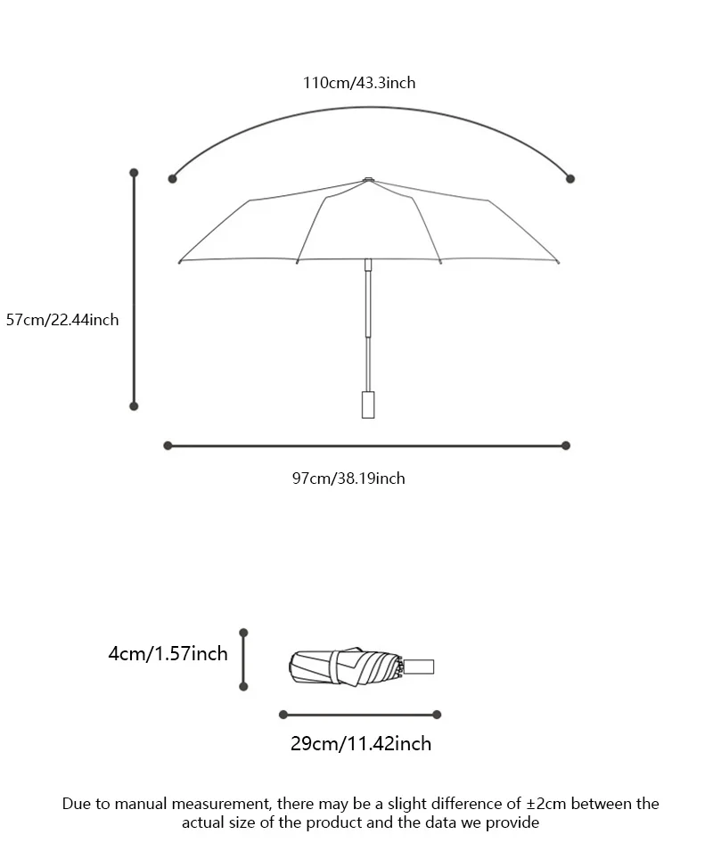 Xiaomi 24 Bone Folding Umbrella Fully Automatic Double Bone SPF 50 UV Protection Rain Resistance Strong Wind Resitance Umbrella - Image 6