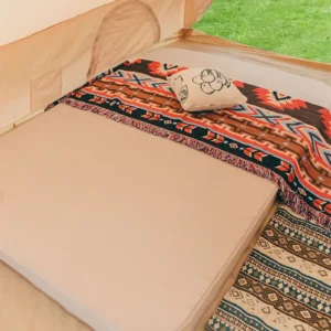 Lohascamping double Self-inflating Mattress 10cm Compact Folding Camping Mat Sleeping Bed Pad 1-2 Person floor tent Air Mat