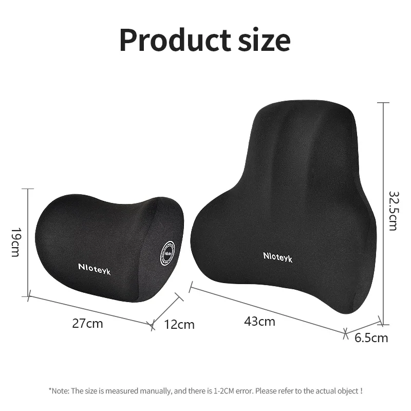Car Memory Foam Neck Pillow Protection Lumbar Backrest Cushion Lumbar Cushion Car Headrest Cushion - Image 5