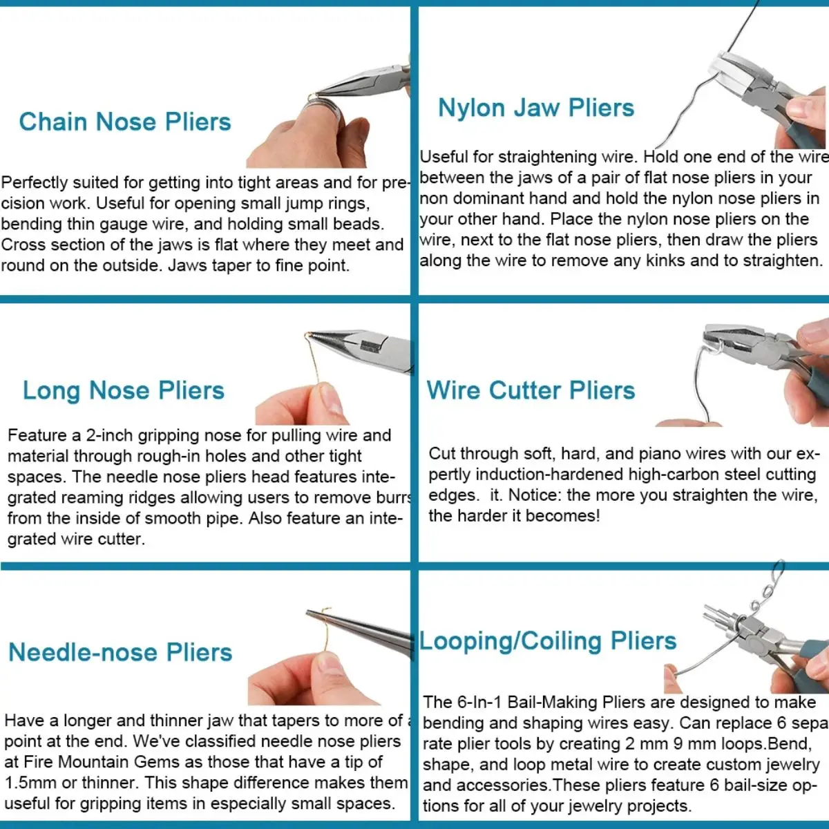 1set Of Tools For Making Jewelry Tool Sets Organizer Pliers Tweezers Fitting Bracelet Necklace Making Jewelry Jaking Kits - Image 4