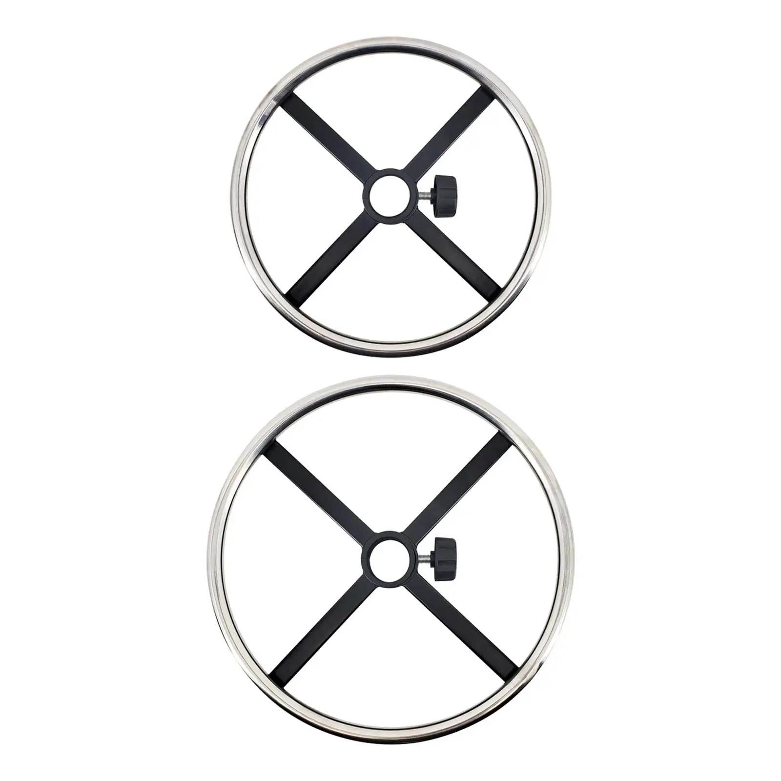 Replacement Pub Bar Stool Round Foot Rest Stainless Steel Accessory for Counter Stools Durable Professional Convenient Assemble - Image 2