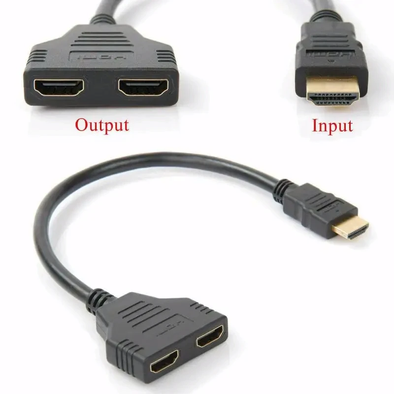 Hdmi Compatible Splitter Cable Video Switch Adapter Output Hub X Box Ps3 4 Dvd Hdtv Pc Laptop TV Hd 1080p 1 Input 2 - Image 5