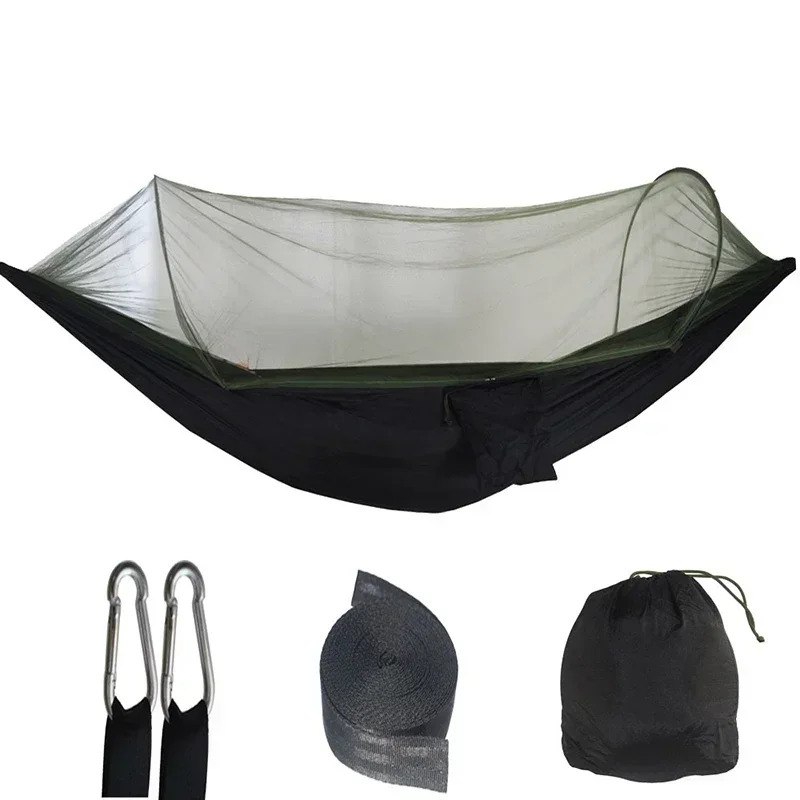 2 Person Outdoor Camping Hammock with Mosquito Net Portable Comfortable Sleeping Tent Hammock Outdoor Furniture Bed - Image 7