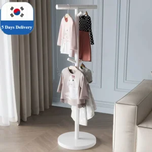 BookBag Storage Rack Single Rod Desk Side Hanging Shelf Floor Standing Children's Clothing Rack Living Room Coat Rack Organizer