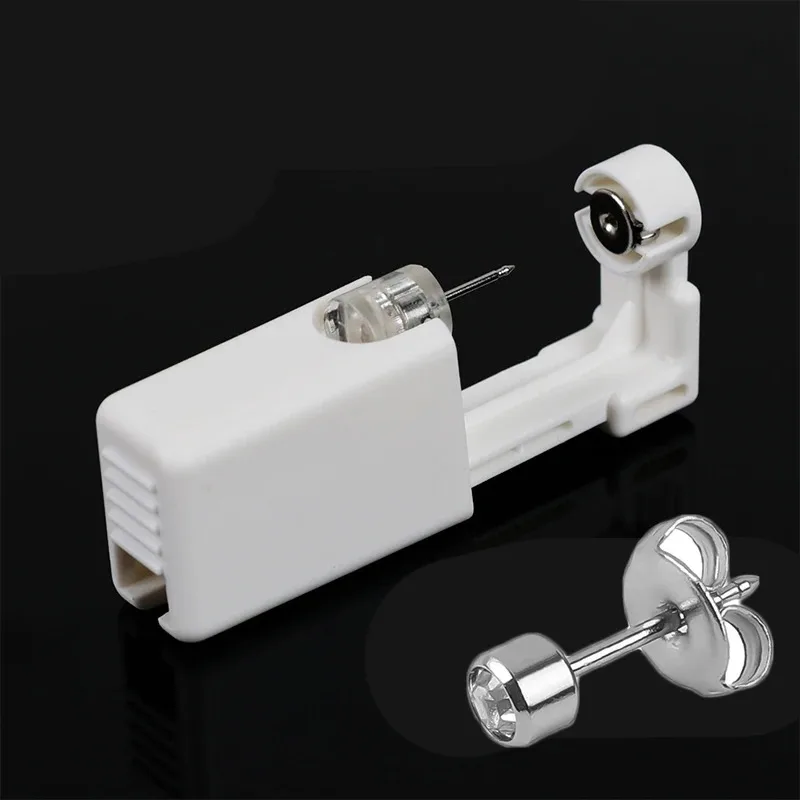 1-4Pcs Disposable Safe Painless Ear Piercing Tool, Healthy Sterile Punctur Kit Earring Studs Nose Rings Piercing Gun Set - Image 5