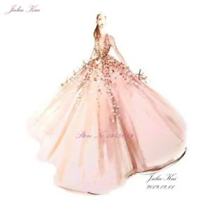 Julia Kui customize link for three girl flowers dresses