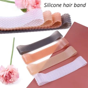 1 piece per package silicone elastic wig grip headband sport yoga sweatproof non slip silicone headband