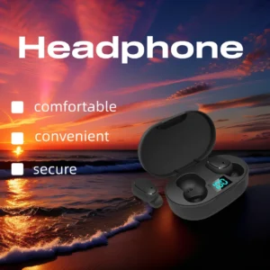 E6S Wireless Bluetooth Earphones TWS Bluetooth Headset Wireless Earbuds Noise Cancelling Earphones with Mic Headphones Sport