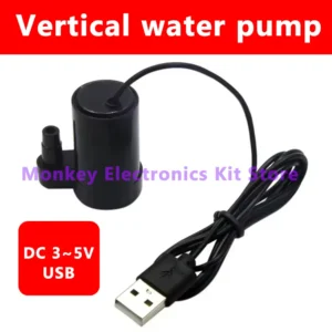 1pcs DC 3-5V USB Micro Submersible Mini Low Noise Brushless Water Pump for Aquariums Fish Tank Pond Fountain Hydroponics Garden
