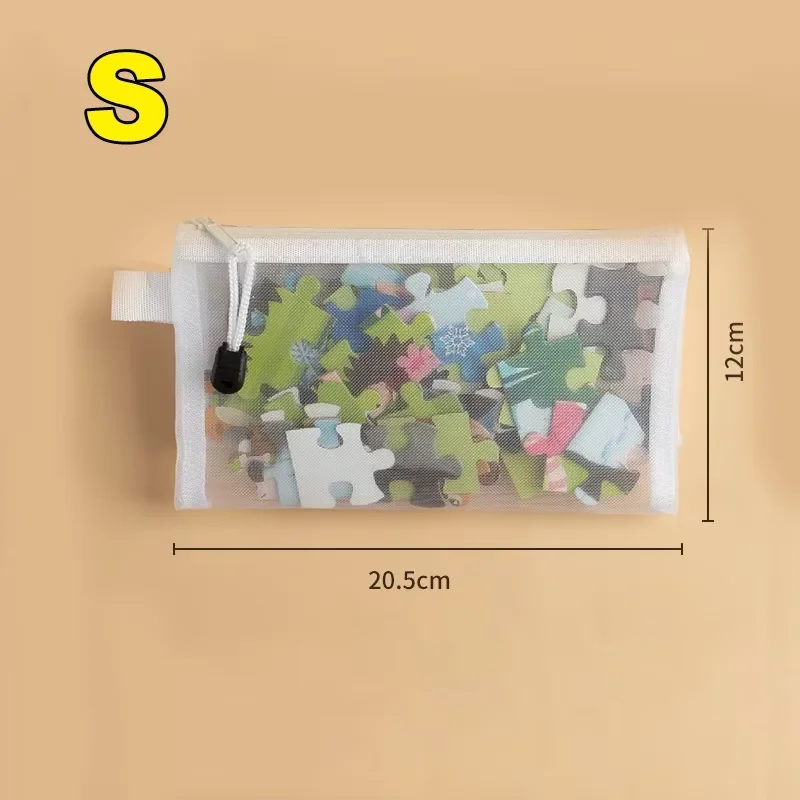 3/5/10pcs Mesh Zipper File Bag Waterproof Moisture-proof Zipper Folder Toy Storage Bag Storage Tools Cosmetic Organization Bag - Image 9