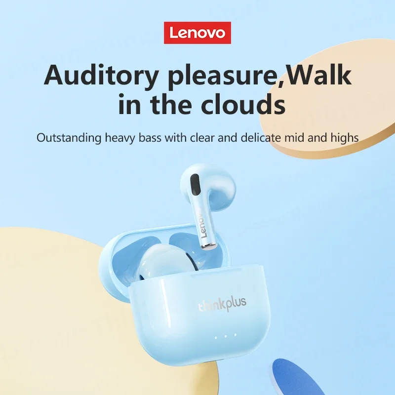 Choice Lenovo LP40 Plus Wireless Bluetooth V5.3 Earphones Low Latency Gaming Sports Earbuds Mini Light Weight Headphones - Image 4
