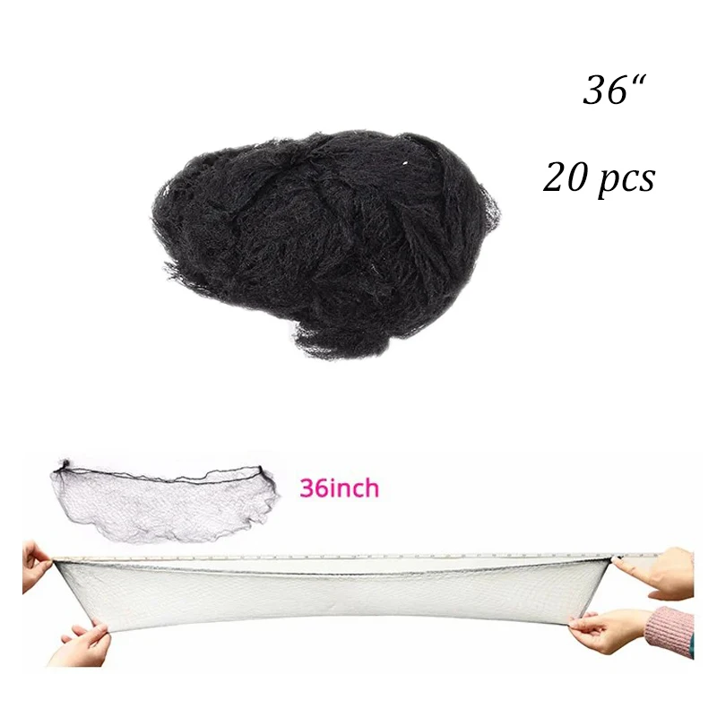 20Pcs Durable Nylon Hair Net For Bun Hair Hair style Tool Black Beige Brown 5Mm Hair Net For Wigs Mesh Hair Styling Hairnets - Image 15