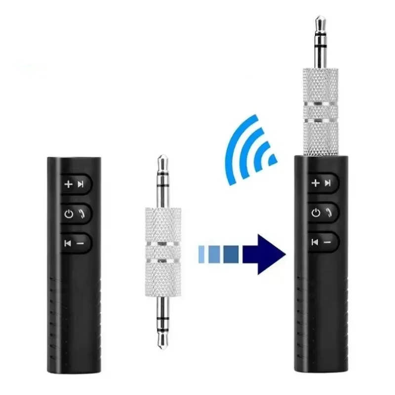 Car Bluetooth Receiver Transmitter BT5.0 3.5mm AUX Jack Stereo Music Audio Car Kit Speaker Amplifier Wireless Adapter with Mic - Image 7