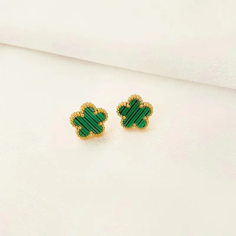 1/2/3Pcs 18K Gold Plated Stainless Steel Five Leaf Bracelet for Women, Elegant Flower Design Necklace Bracelet Jewelry Gift - Image 18