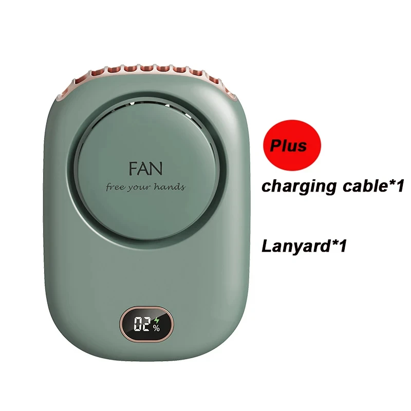 New Mini Portable Fan Portable Rechargeable Bladeless Turbo Ultra Quiet Student Hand Held Fan Outdoor Sports Travel - Image 9