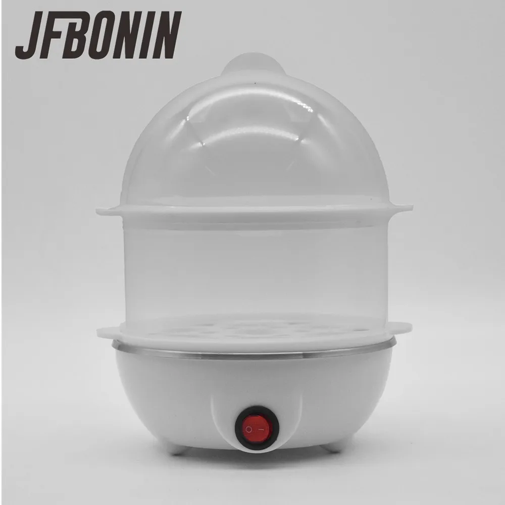 Multifunctional Electric Egg Boiler Single Double Layers Egg Cooker 110V/220V Mini Steamer Poacher Kitchen Cooking Machine - Image 2
