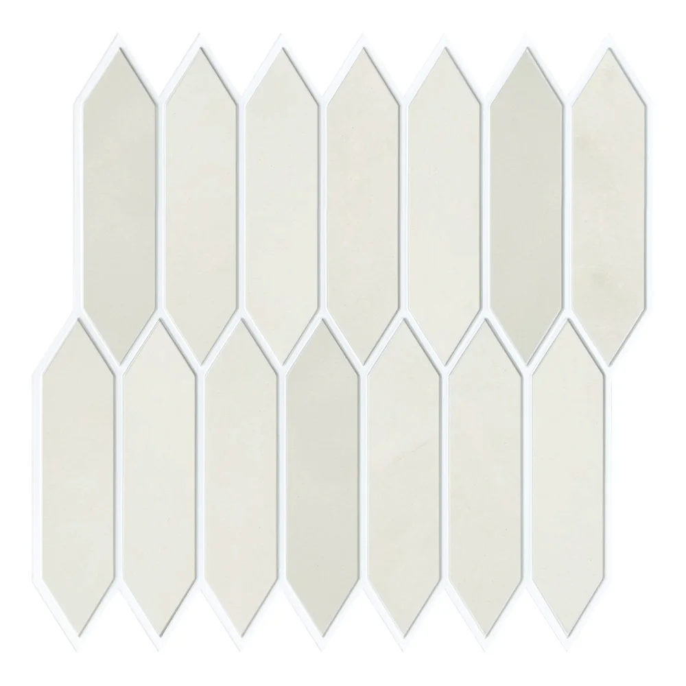 10 Pcs 3D Geometric Wall Panels Peel and Stick Backsplash Tile Long Hexagon 3D Decorative Tiles for Interior Decor 30 X 30cm - Image 10