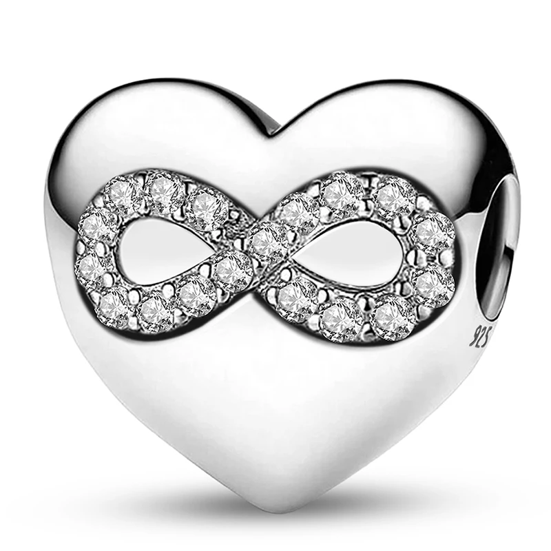 Fit Pan 925 Original Bracelets Love Heart Flower Four Leaf Clover Turtle 925 Silver Charms Beads DIY Birthday Jewelry Gift - Image 29