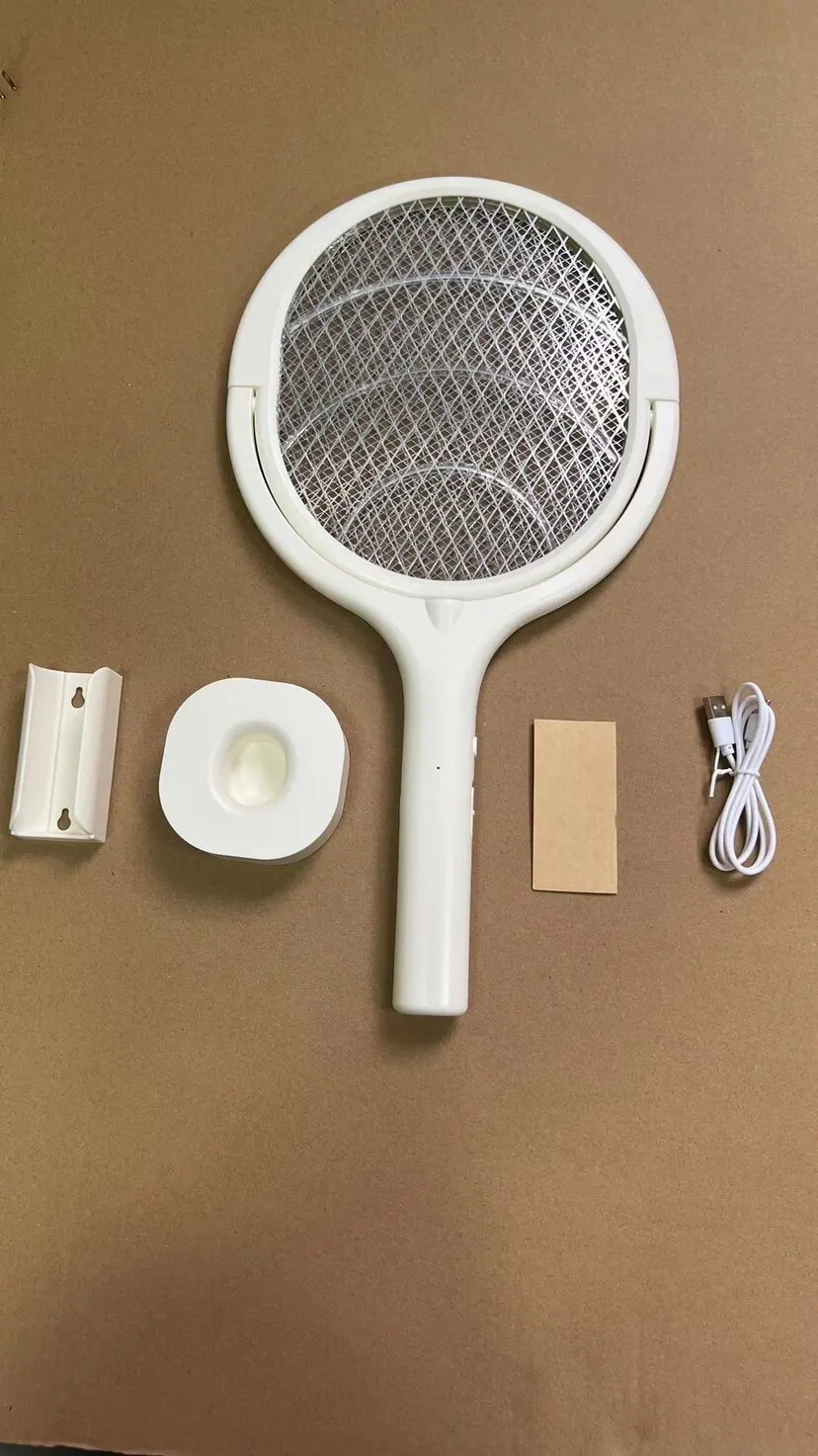 5 In 1 Fast Charging Racket Kill Fly Bug Safety Insulated Battery Powered Lamp ABS Adjustable Electric Mosquito Swatter - Image 7