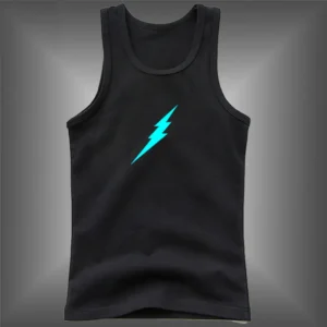 Boy Girl Luminous Tank Tops Kids  Sleeveless T-shirt  2024 Summer Vest Teenagers Top Tees 3-14y Children's Undershirts Clothes