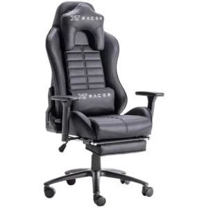 Gamer Chair XT Racer Reclining Swivel Black Platinum W Series